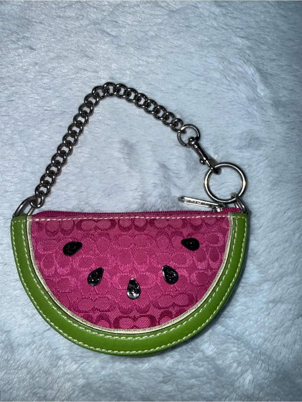 Rare Coach watermelon coin bag